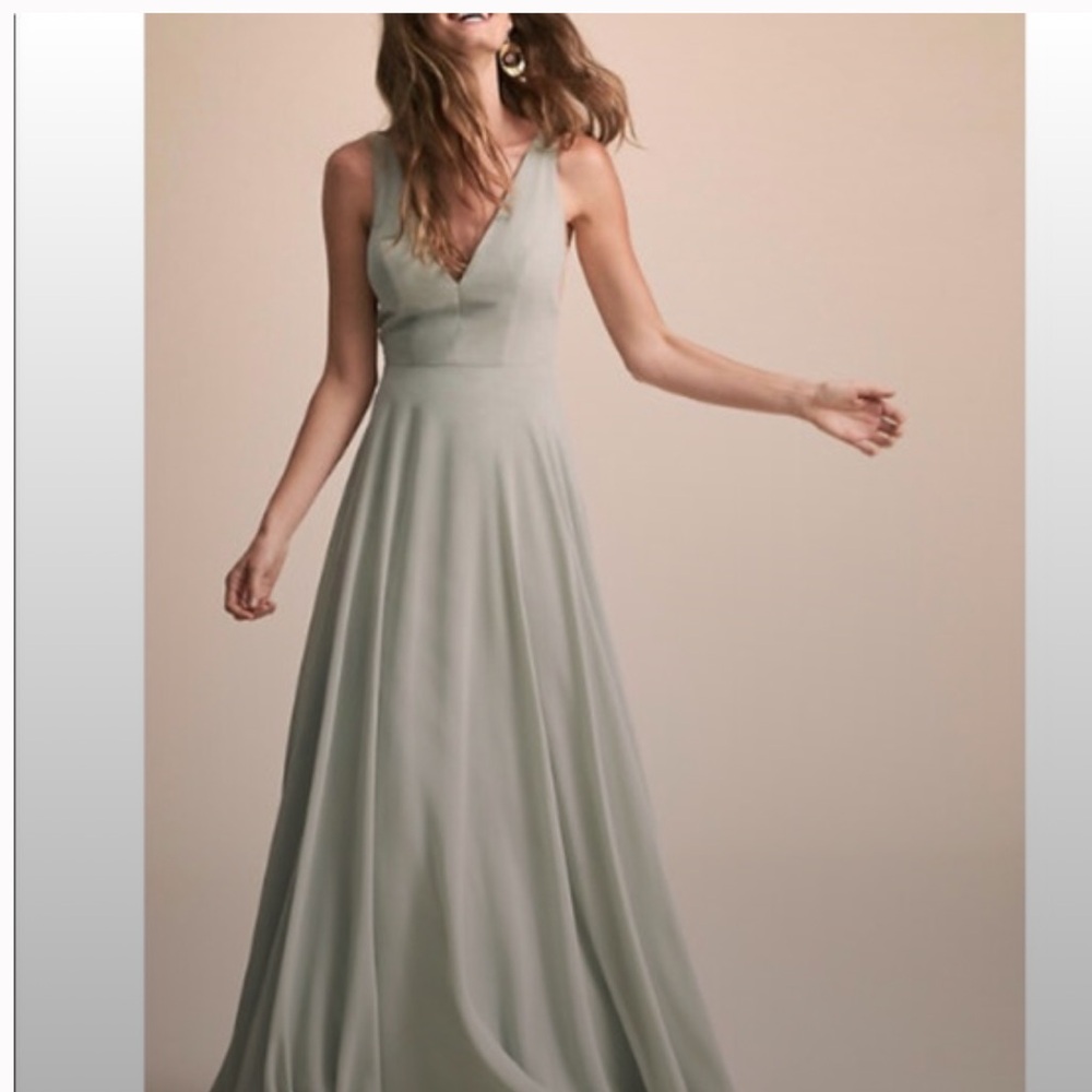 Jenny Yoo Collection BHLDN Sage Gown
